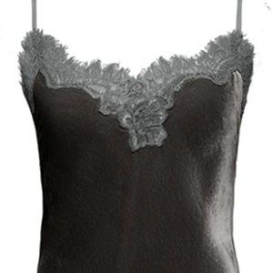 Gold Hawk Anastasia Lace Trim Velvet Cami